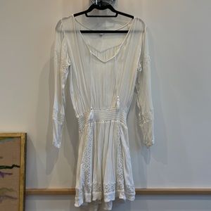 White Bohemian Santorini Dress